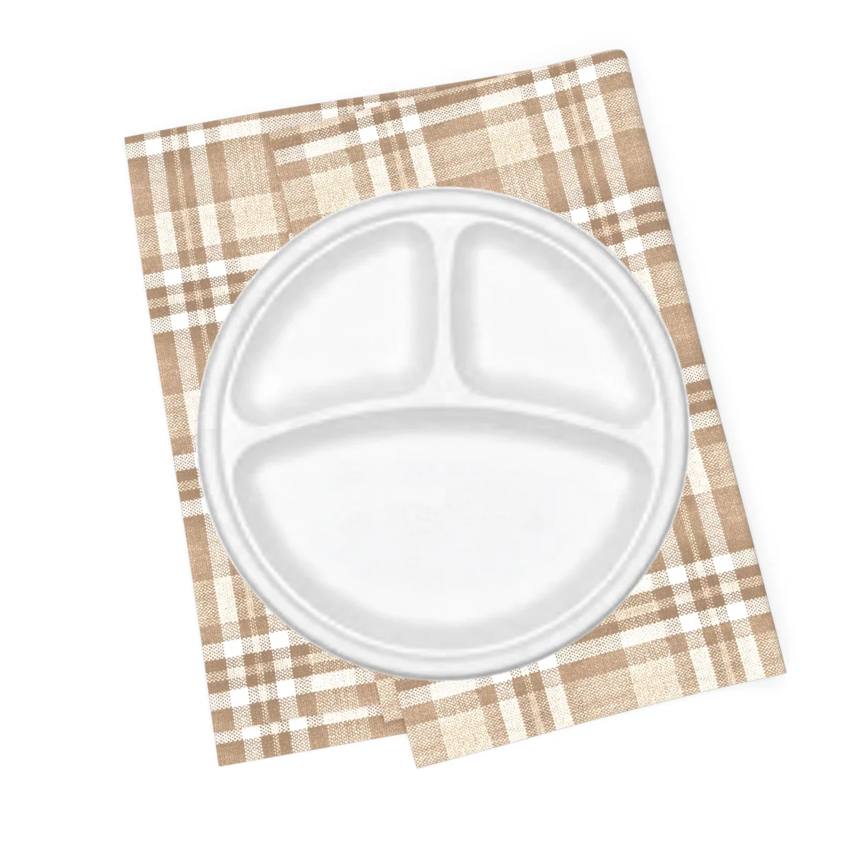 3 Compartment Plates